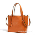 China supplier leisure big capacity soft pu shopping shoulder handbag bag